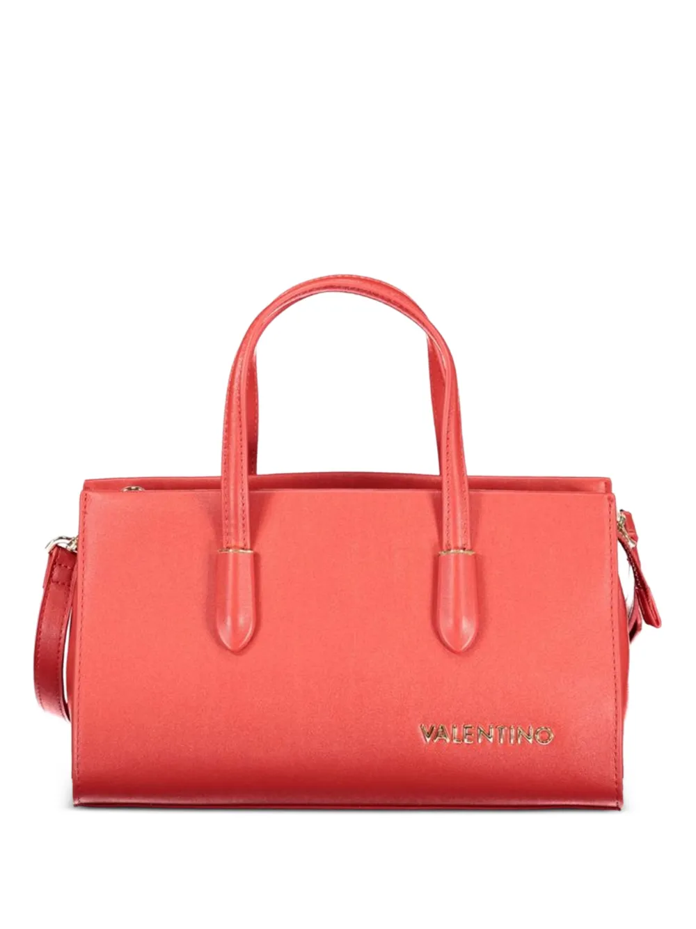 MARIO VALENTINO logo-appliqué tote bag - Rosso