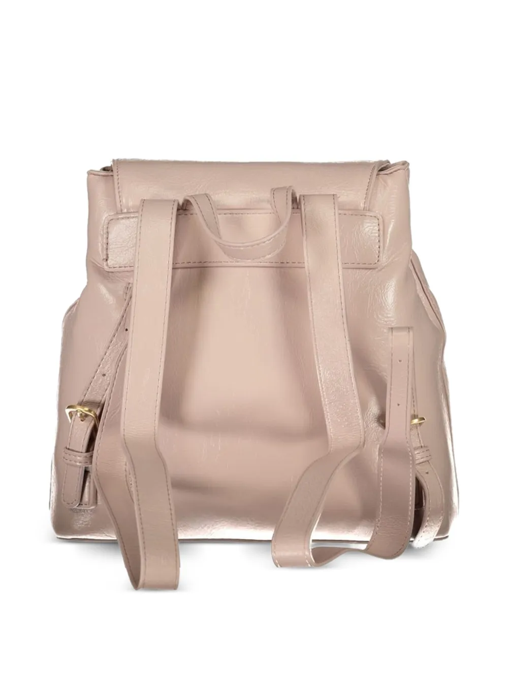 MARIO VALENTINO Mochila De Couro Com Placa De Logo | Rosa