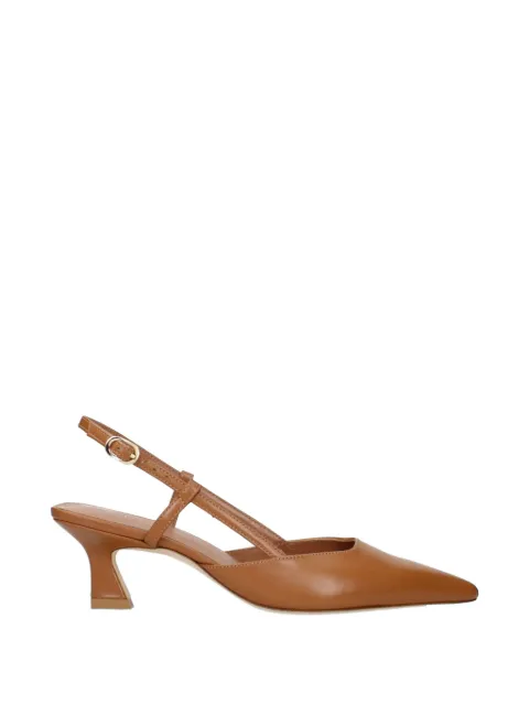 Stuart Weitzman 50mm leather heeled sandals