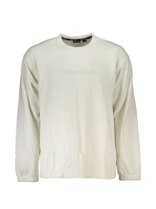 Calvin Klein Logo Sweatshirt in Neutrals