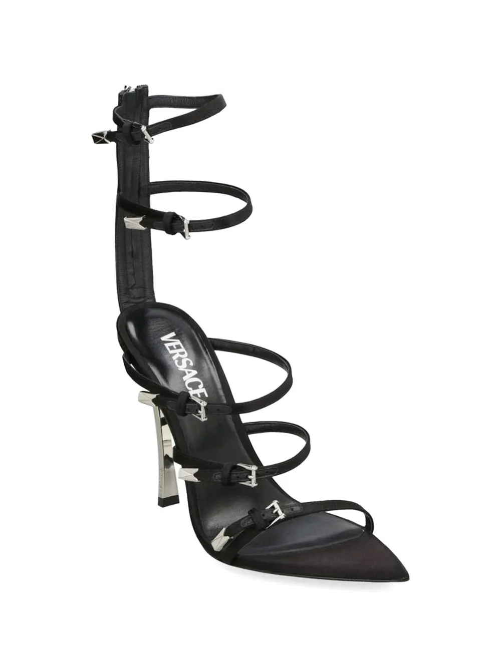 Versace Pin-Point sandals Zwart