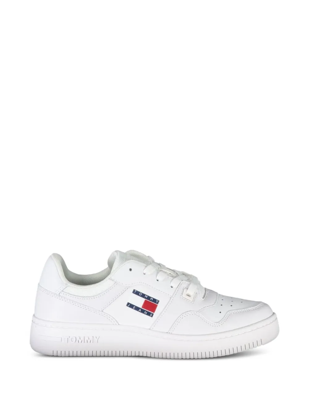 Tommy Hilfiger logo-patch sneakers Wit