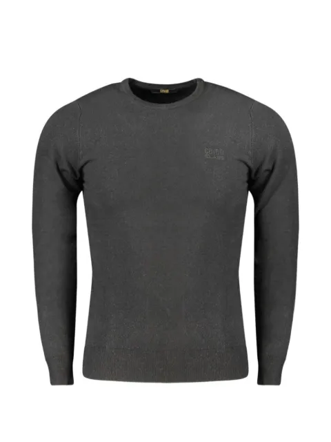 Cavalli Class embroidered-logo sweater