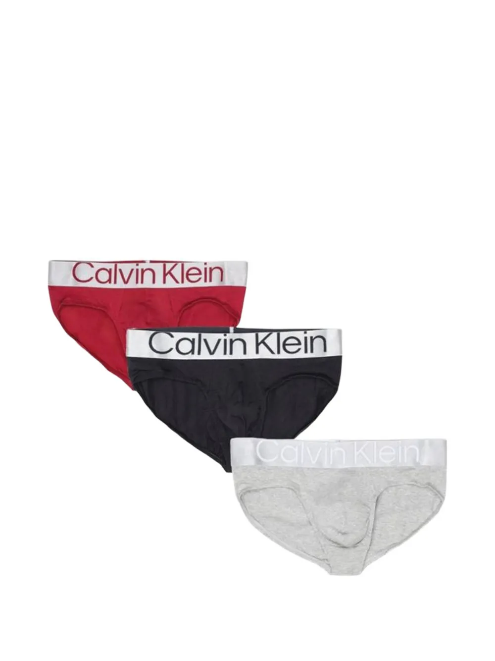 Calvin Klein Underwear logo-waistband briefs (set of three) - Schwarz