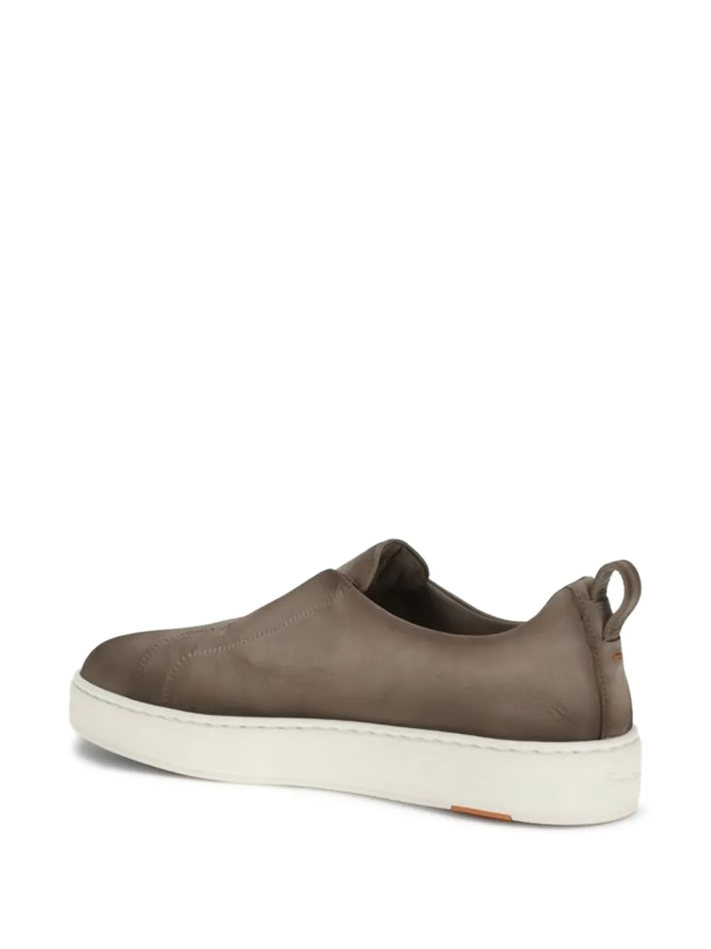 Santoni slip-on leather sneakers Grijs