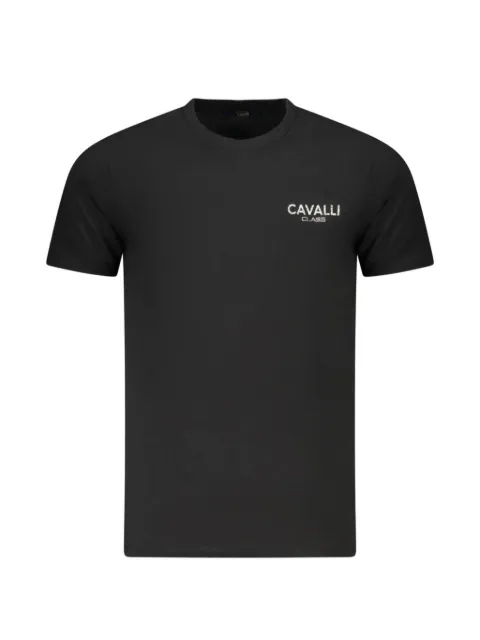 Cavalli Class logo-print cotton T-shirt