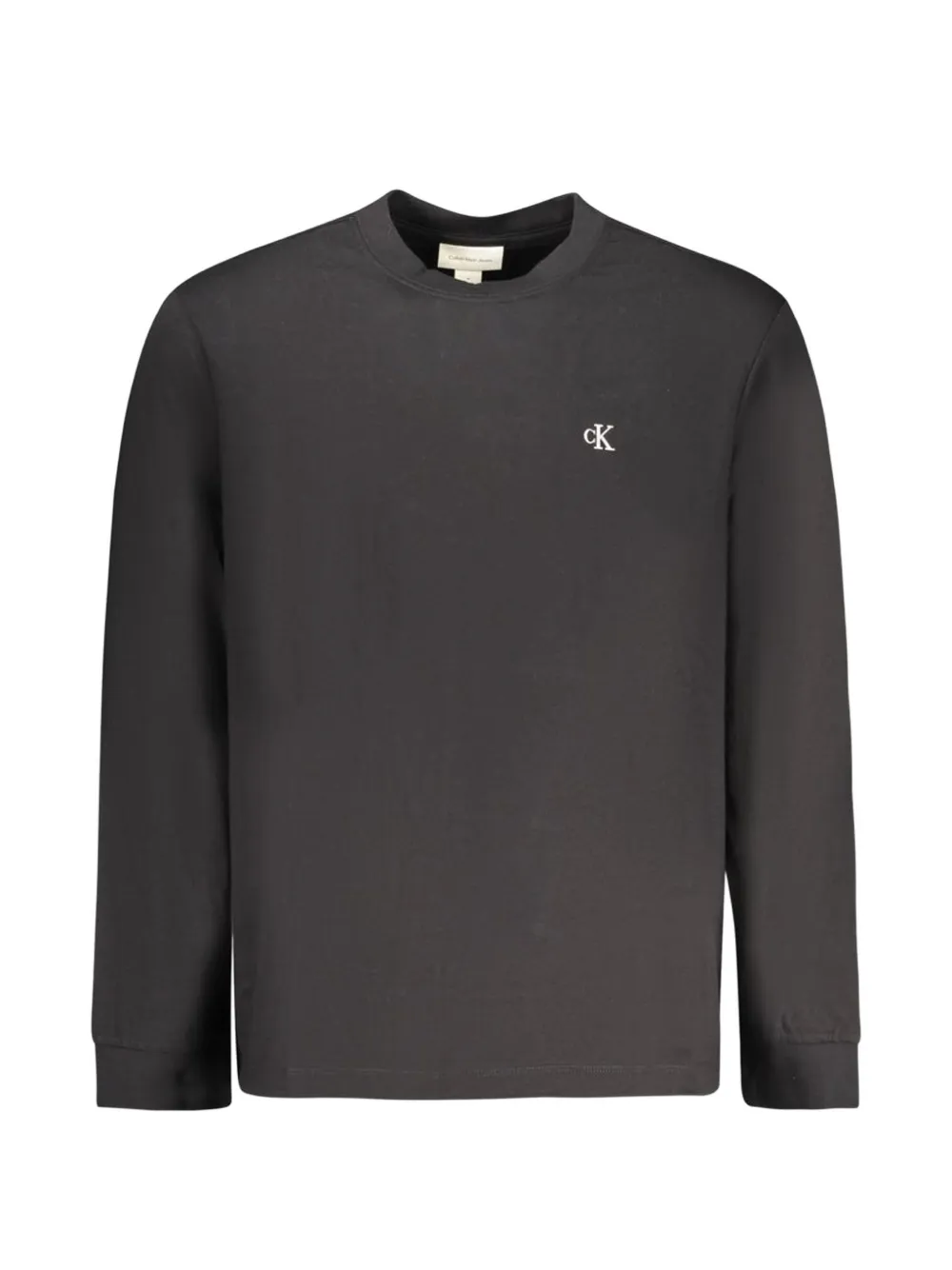 Calvin Klein long-sleeve logo-print T-shirt - Nero