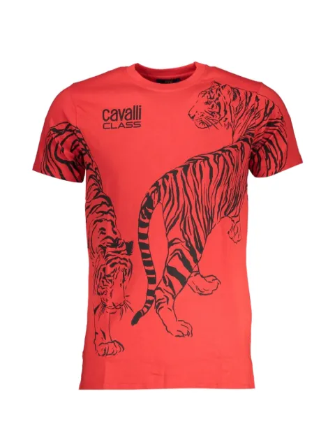 Cavalli Class tiger-print T-shirt