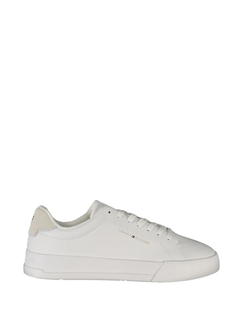 Tommy Hilfiger logo-print lace-up sneakers - Bianco