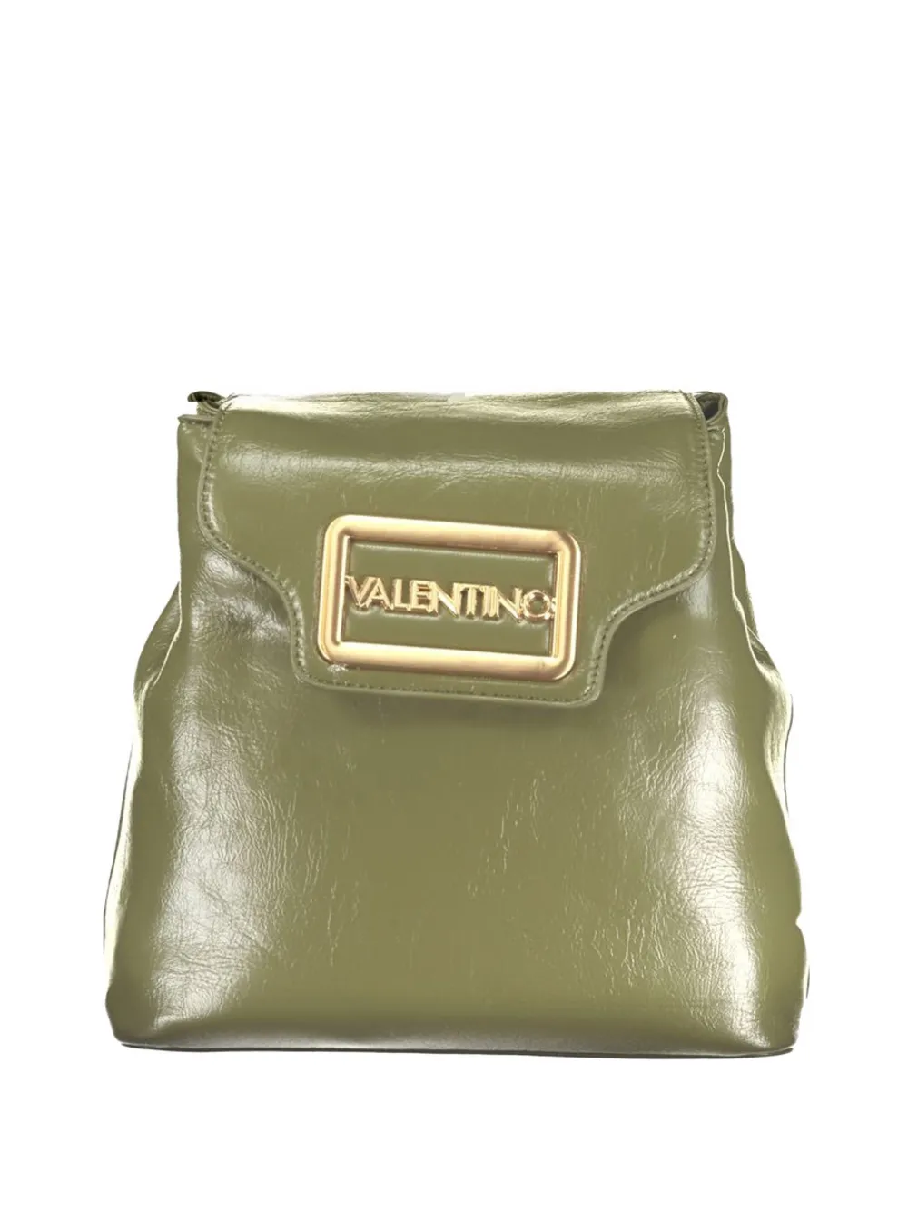 MARIO VALENTINO logo-plaque backpack - Verde