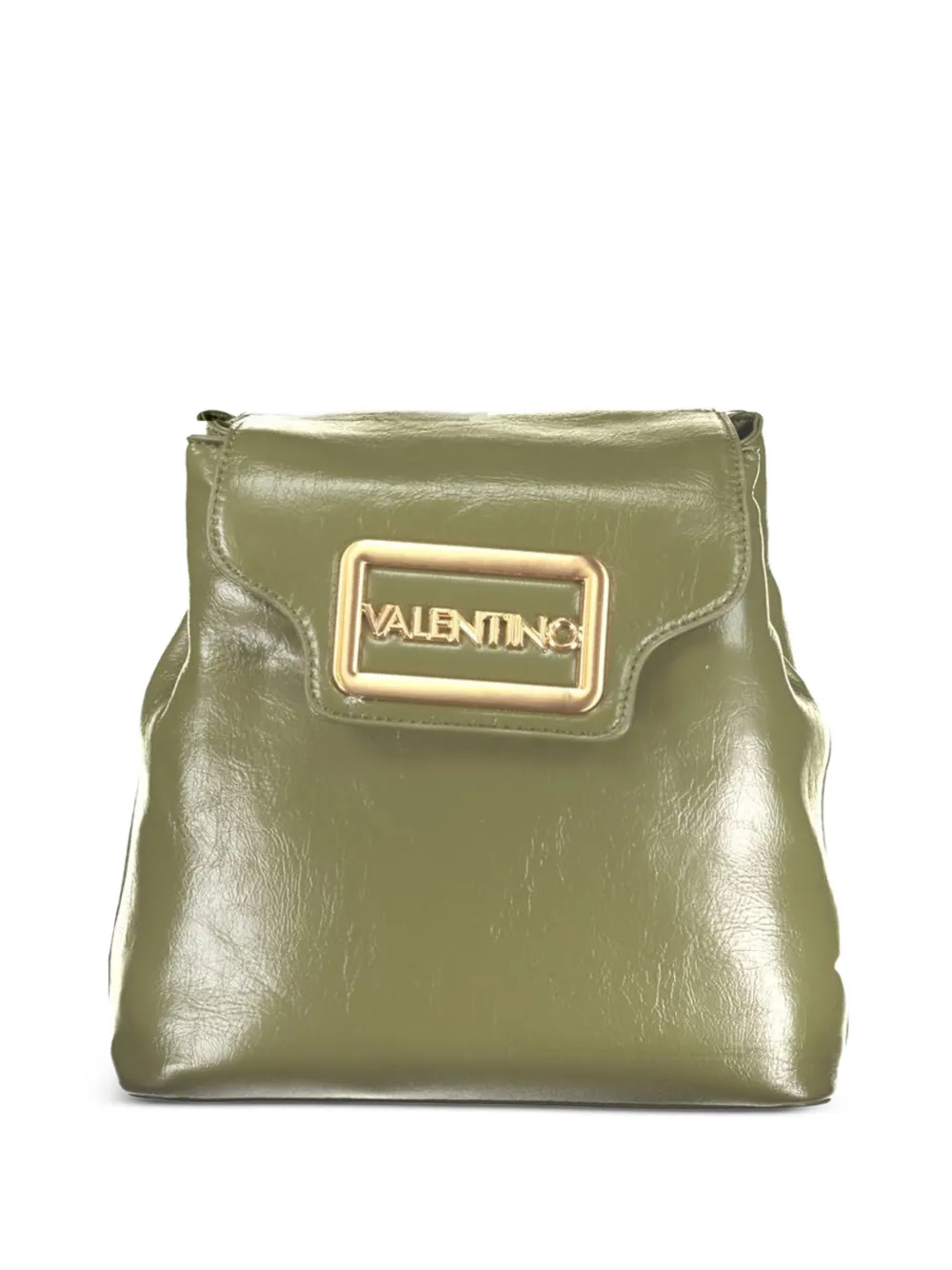 MARIO VALENTINO logo-plaque backpack - Verde