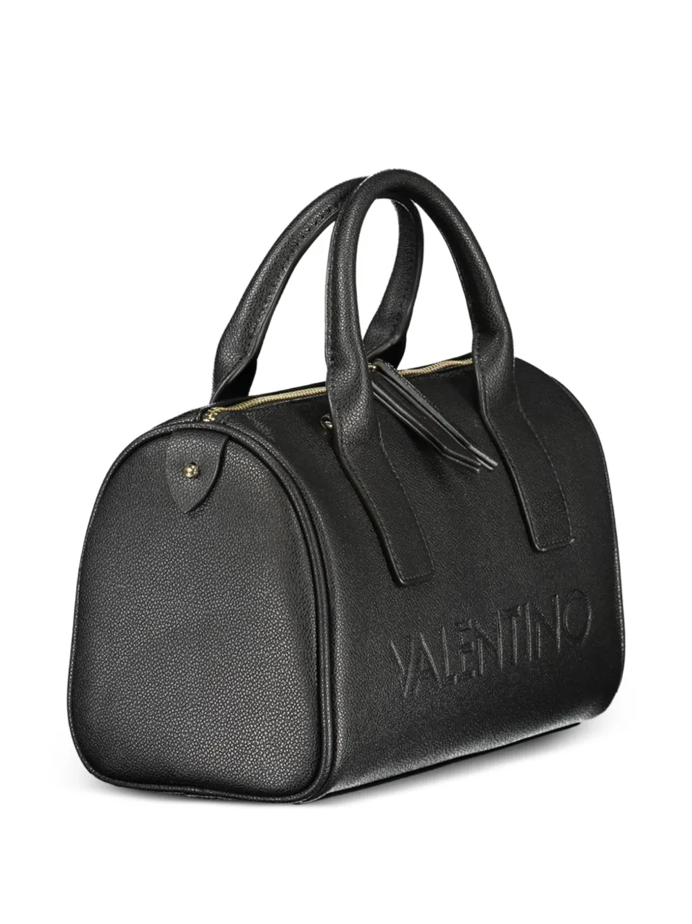 MARIO VALENTINO Bewerkte shopper met logo-reliëf Zwart