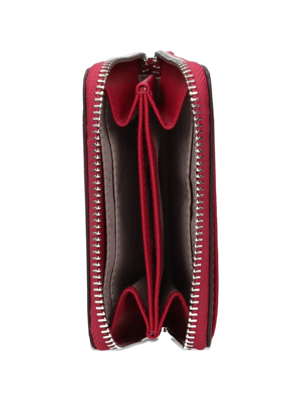 Michael Kors cross-hatch cardholder - Rosso