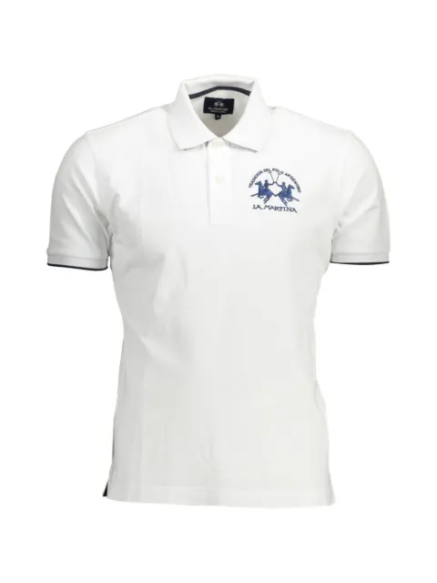 La Martina logo-embroidered polo shirt
