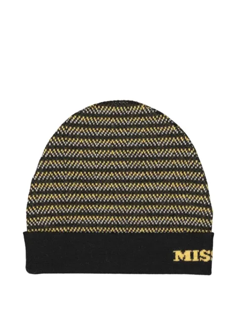 Missoni striped beanie hat