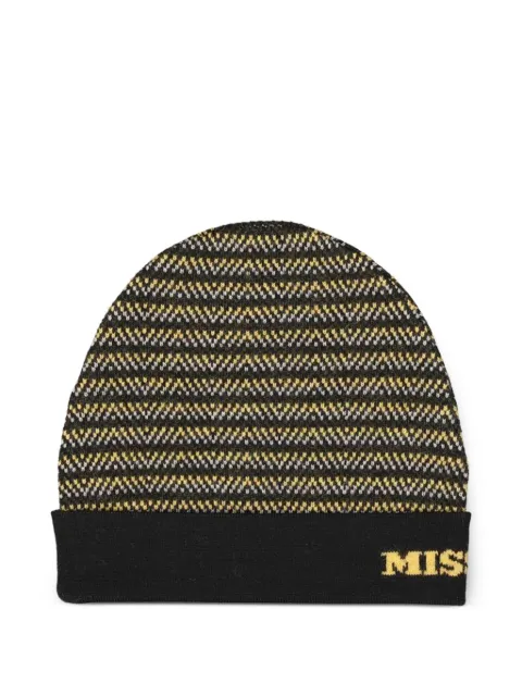 Missoni striped beanie hat