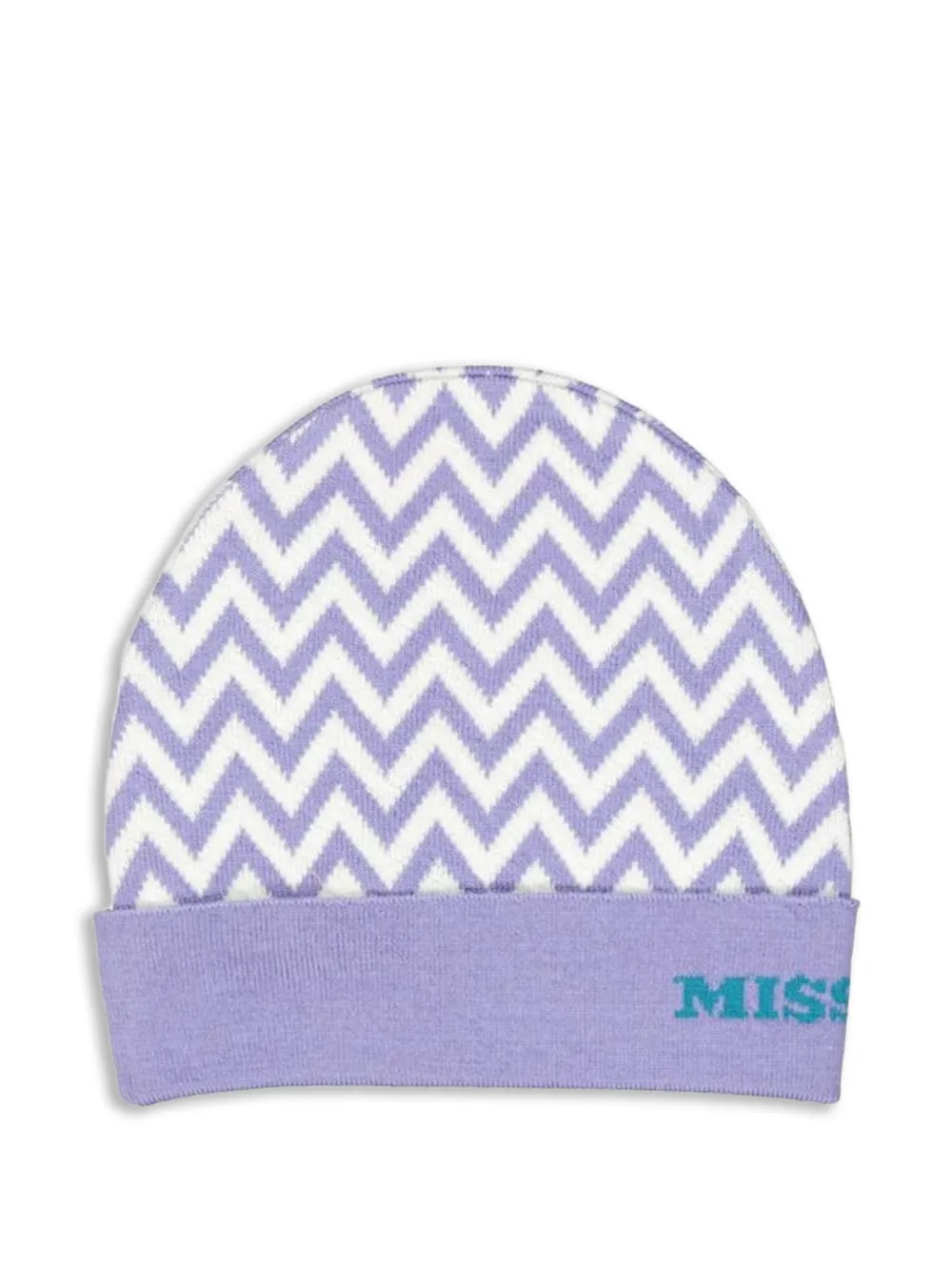 Missoni zigzag-knit beanie hat - Viola