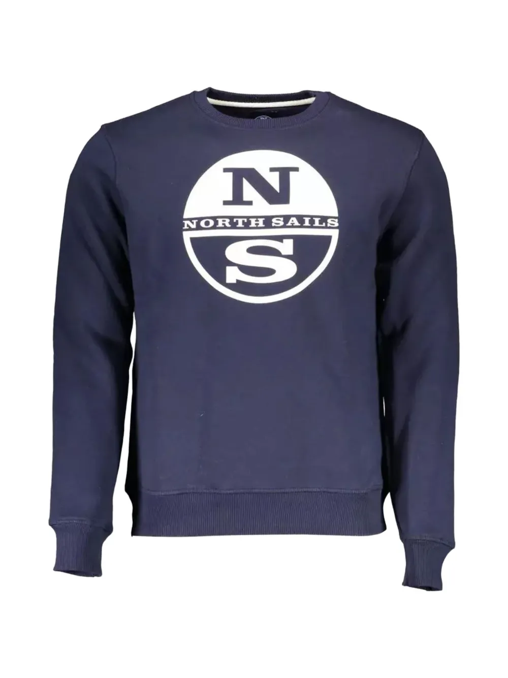 North Sails logo-detail crew neck sweater - Blu