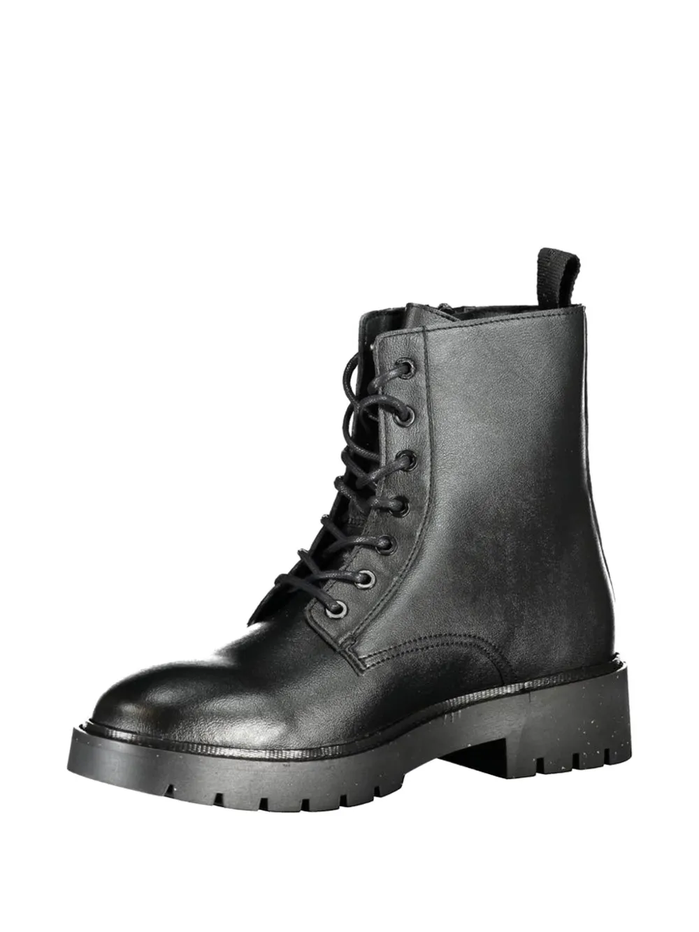 Calvin Klein lace-up combat boots Zwart