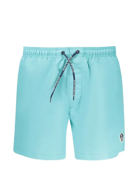 North Sails drawstring logo-patch swim shorts