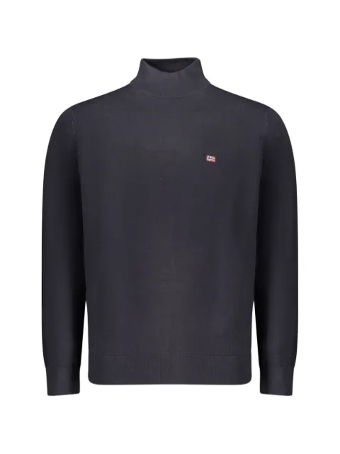 NORWAY 1963 logo-patch high-neck sweater