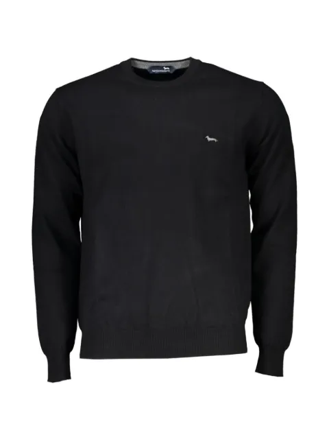 Harmont & Blaine embroidered-logo crew-neck sweater