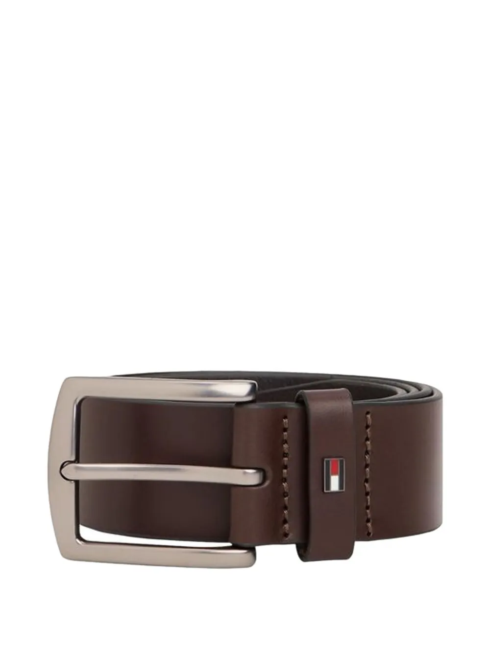Tommy Hilfiger Denton leather belt - Marrone