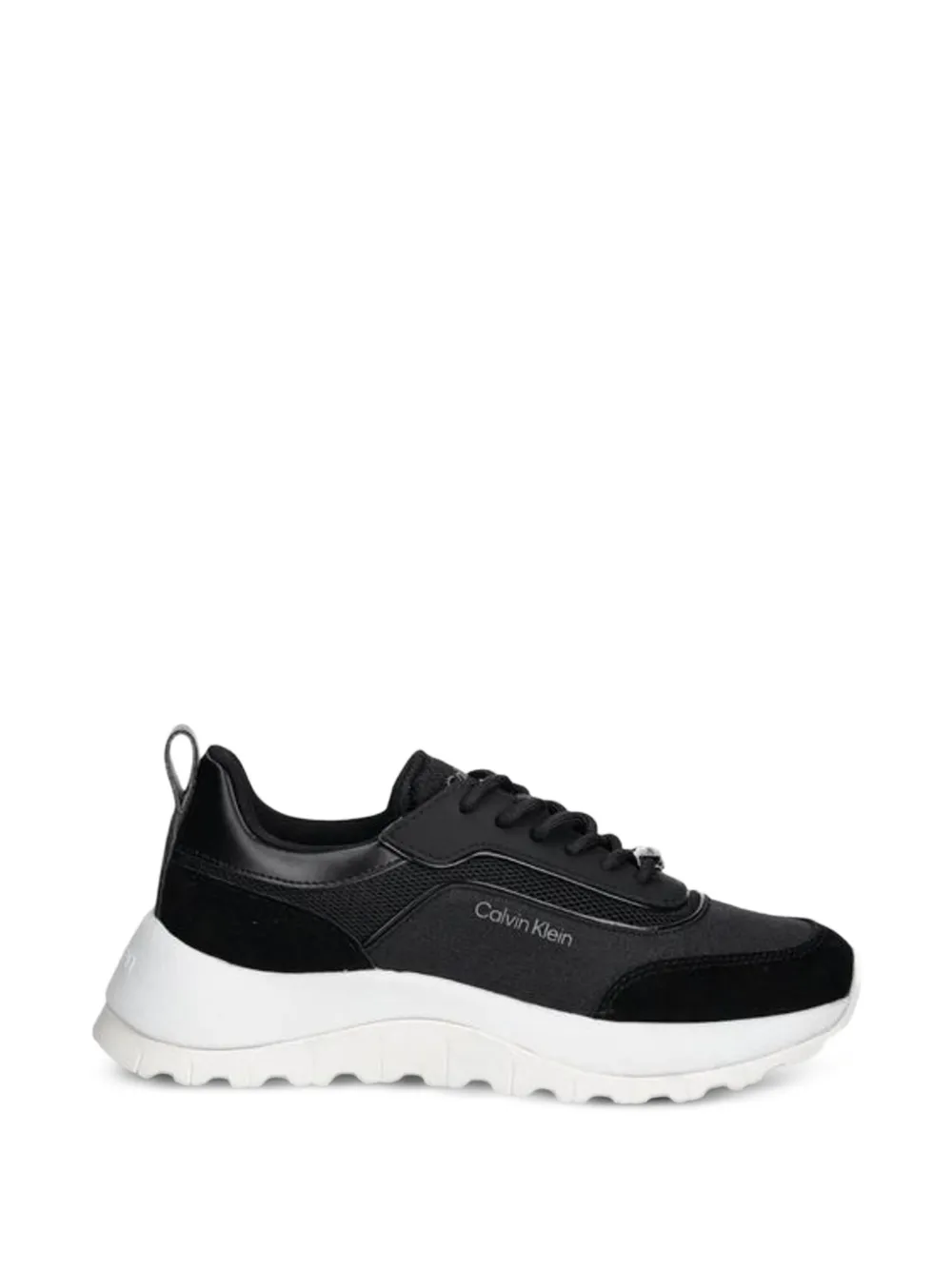Calvin Klein leather sneakers - Schwarz