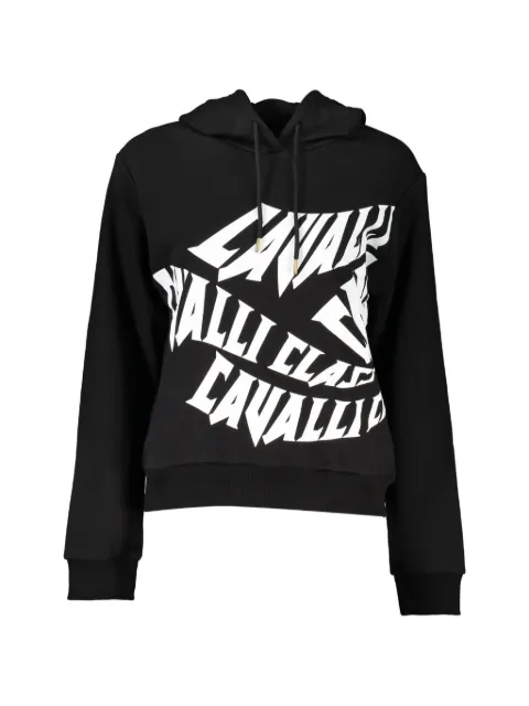 Cavalli Class hoodie con logo estampado