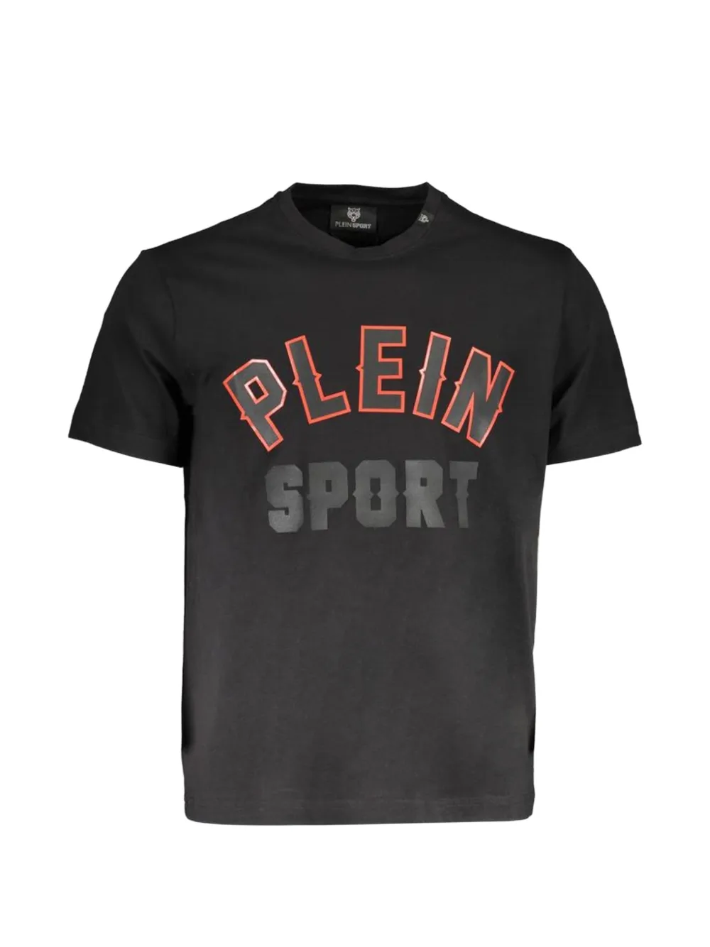 Plein Sport logo-print cotton T-shirt - Schwarz