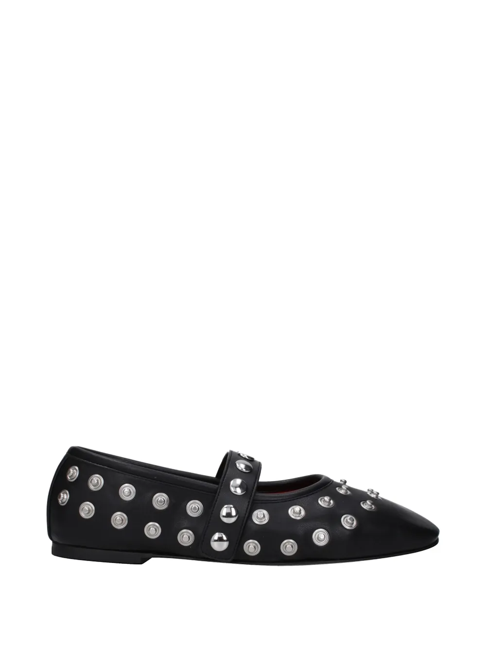 Stella McCartney studded Mary Jane ballet flats - Nero