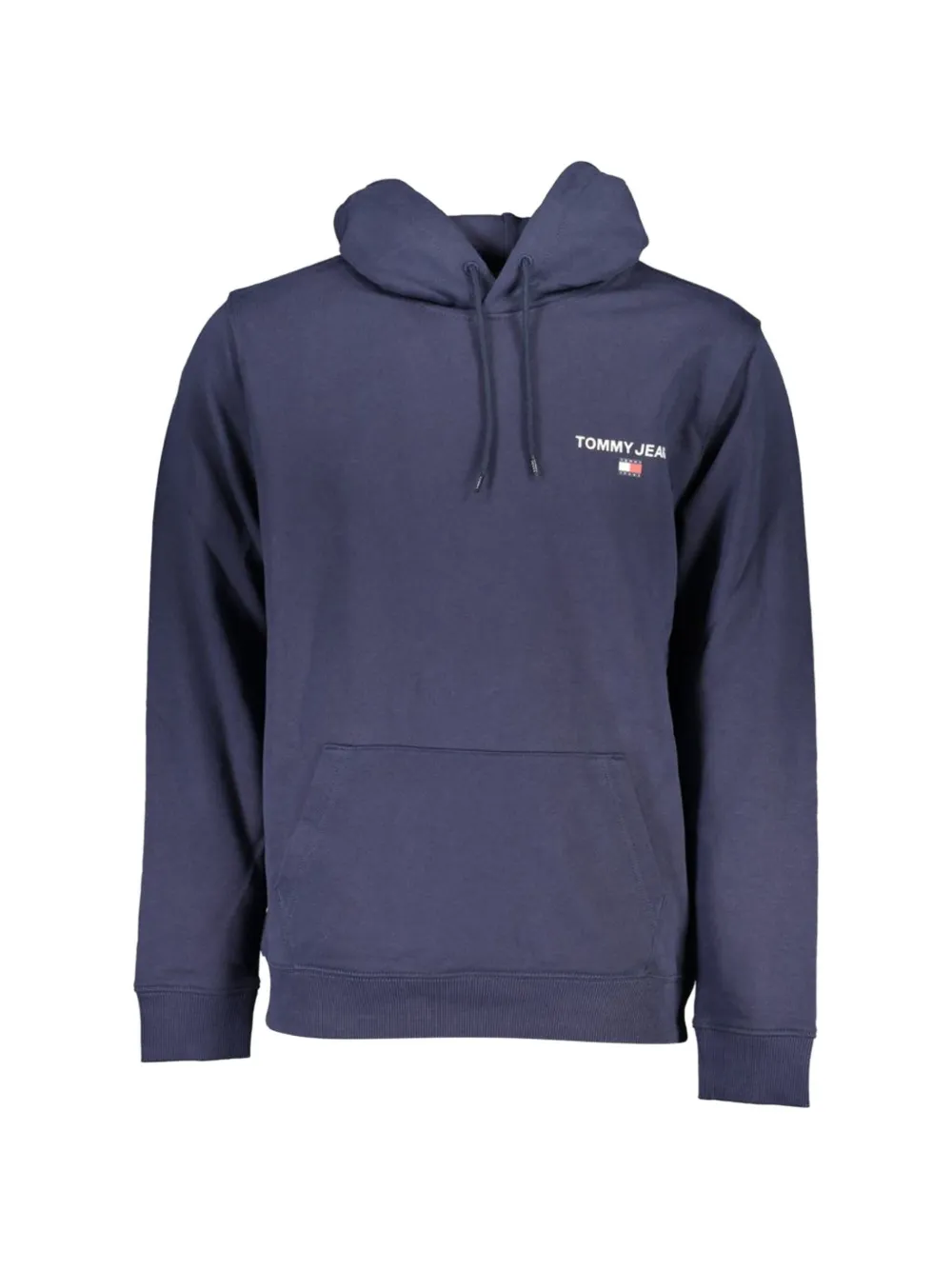 Tommy Hilfiger chest logo-print hoodie - Blu