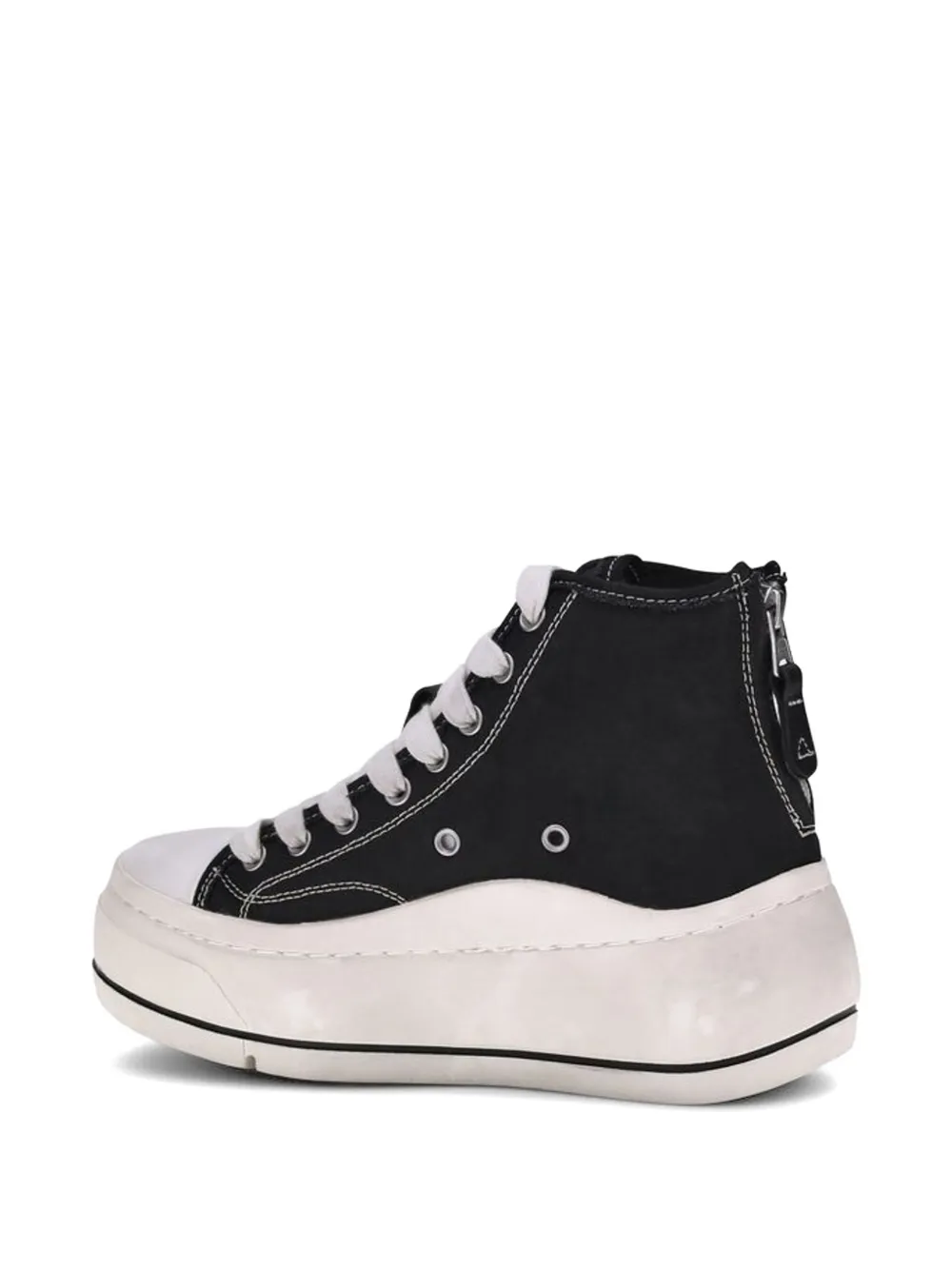 R13 Kurt high-top platform sneakers Zwart