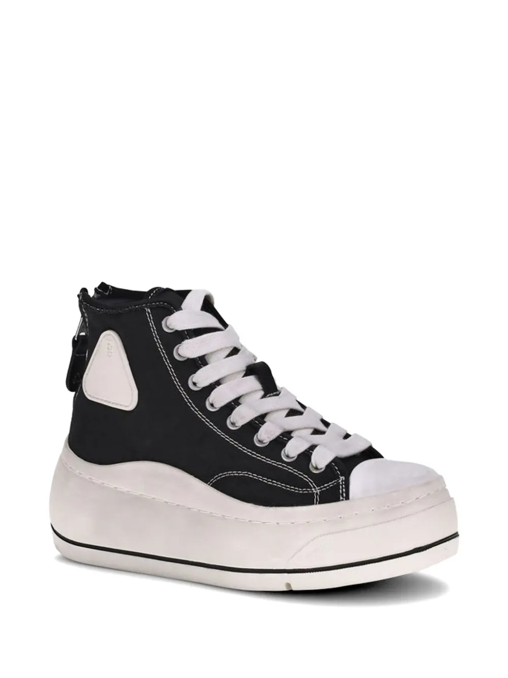 R13 Kurt high-top platform sneakers Zwart