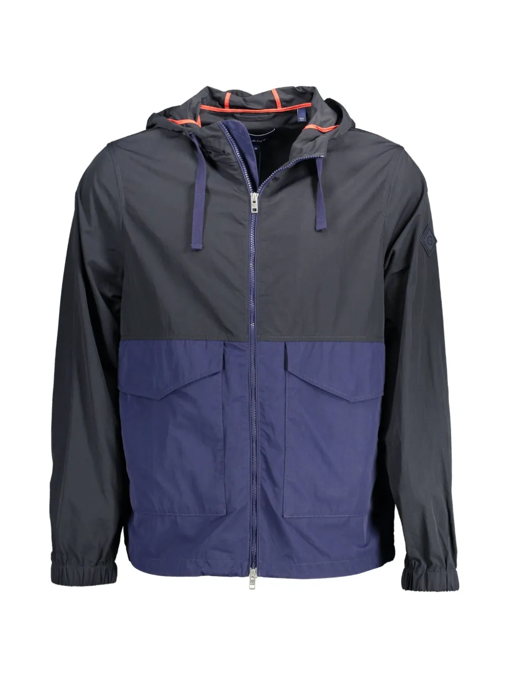 Gant 拼色连帽夹克 | 黑色 | Image 1