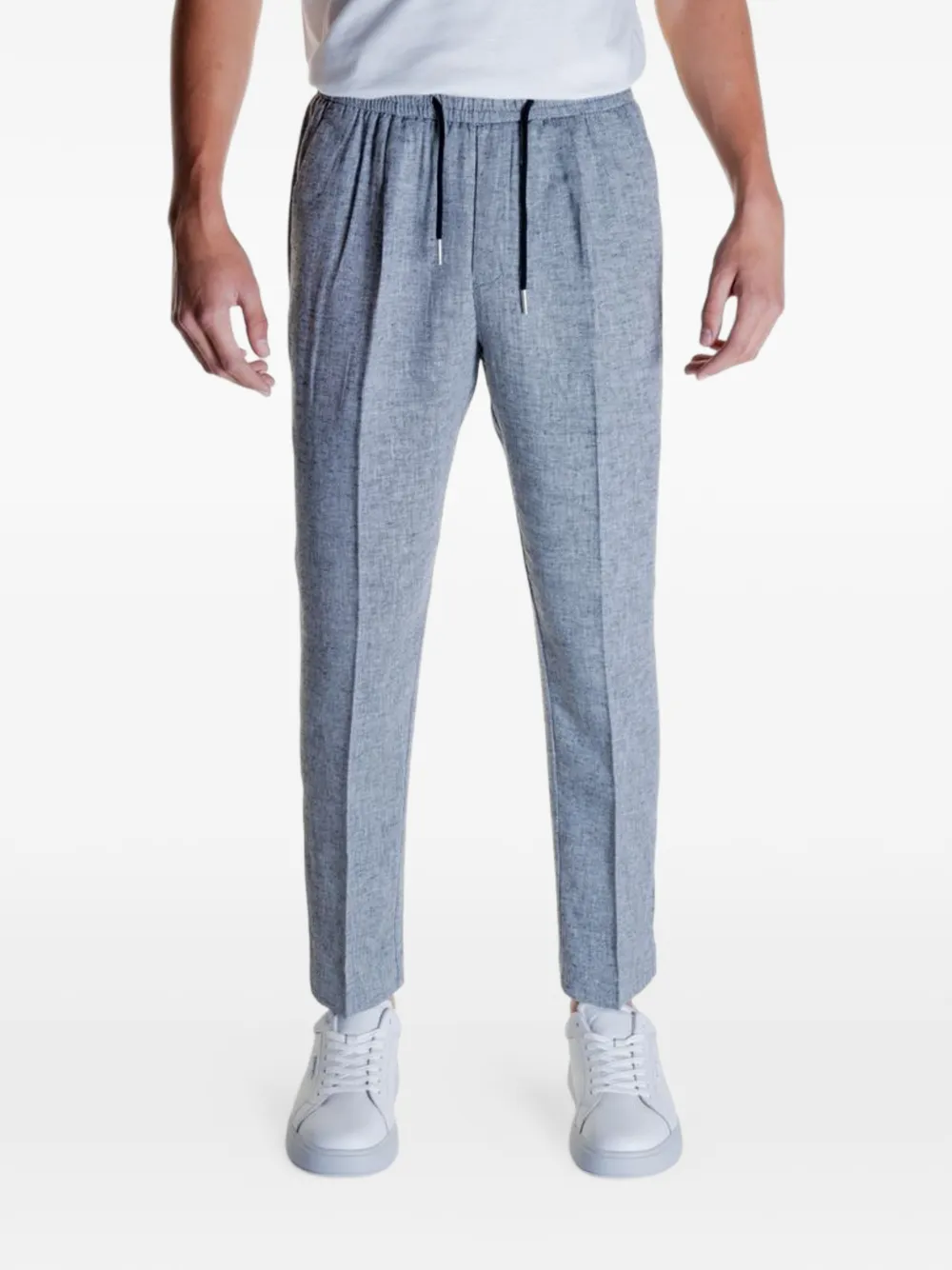 Antony Morato drawstring straight-leg chino trousers - Grigio