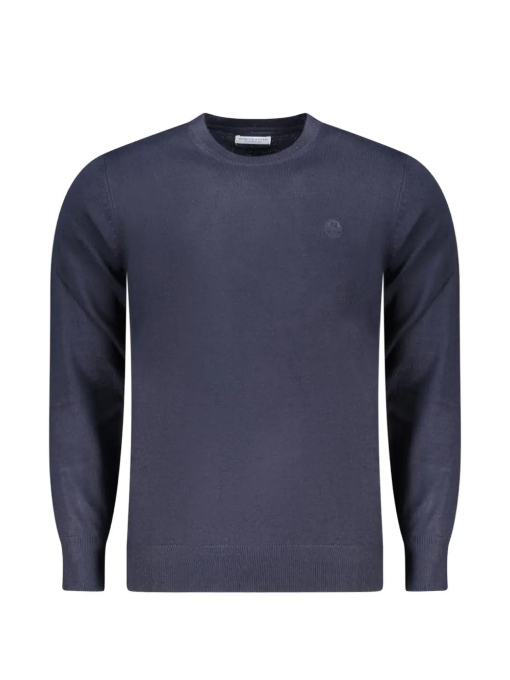 North Sails embroidered-logo crew-neck sweater - Blu