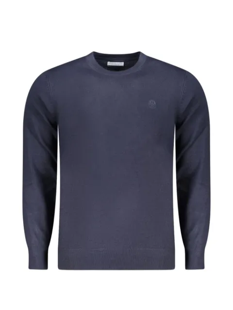 North Sails embroidered-logo crew-neck sweater