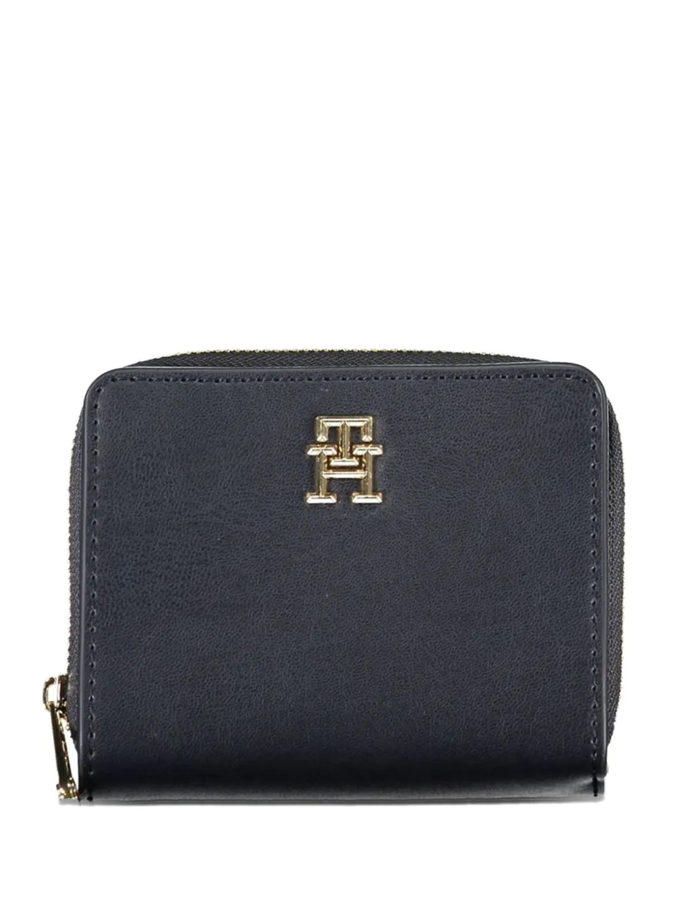 Tommy Hilfiger monogram compact wallet - Blu