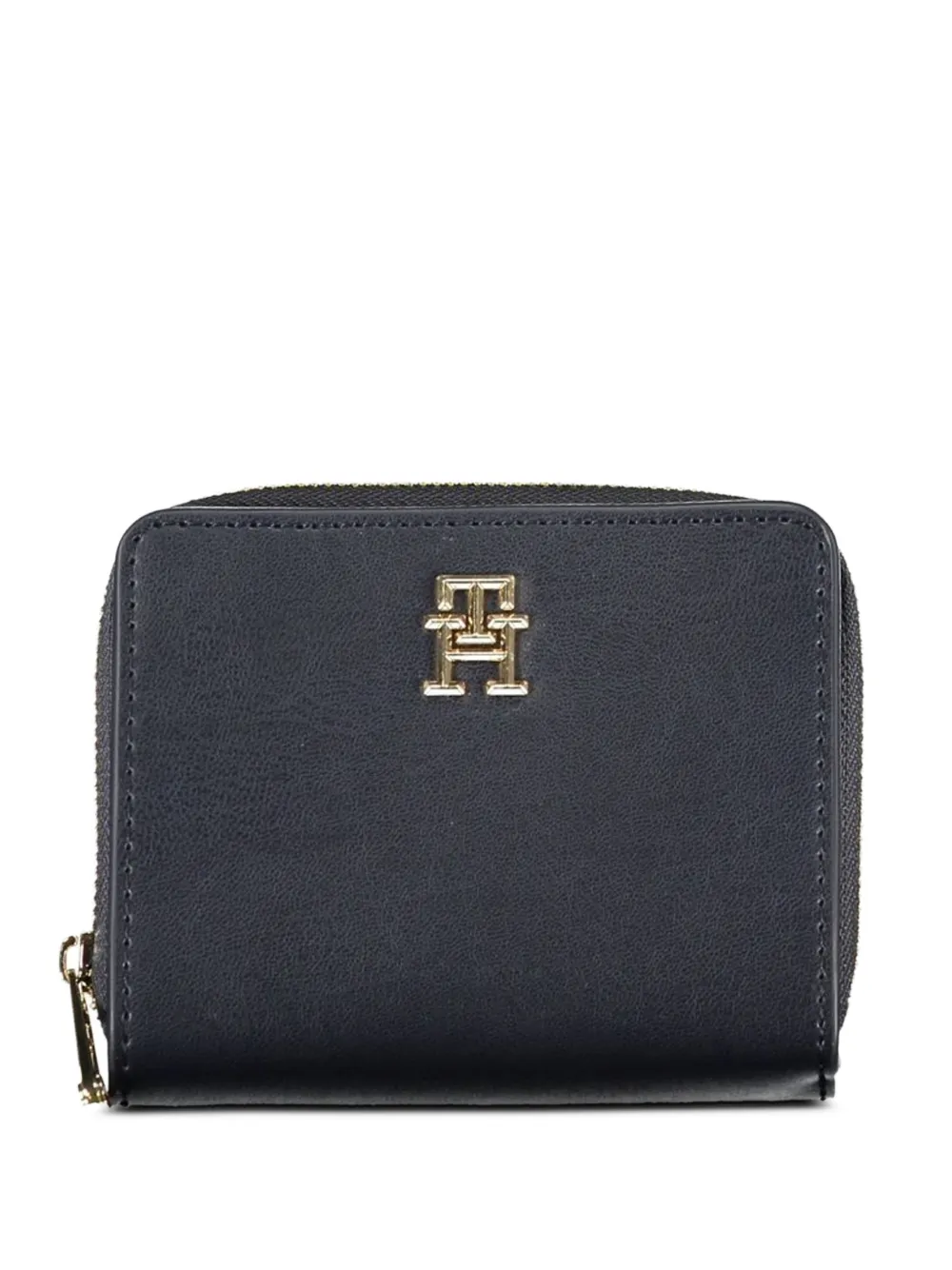 Tommy Hilfiger monogram compact wallet - Blu