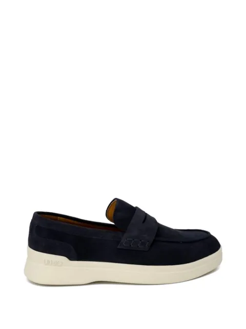 LIU JO suede penny loafers