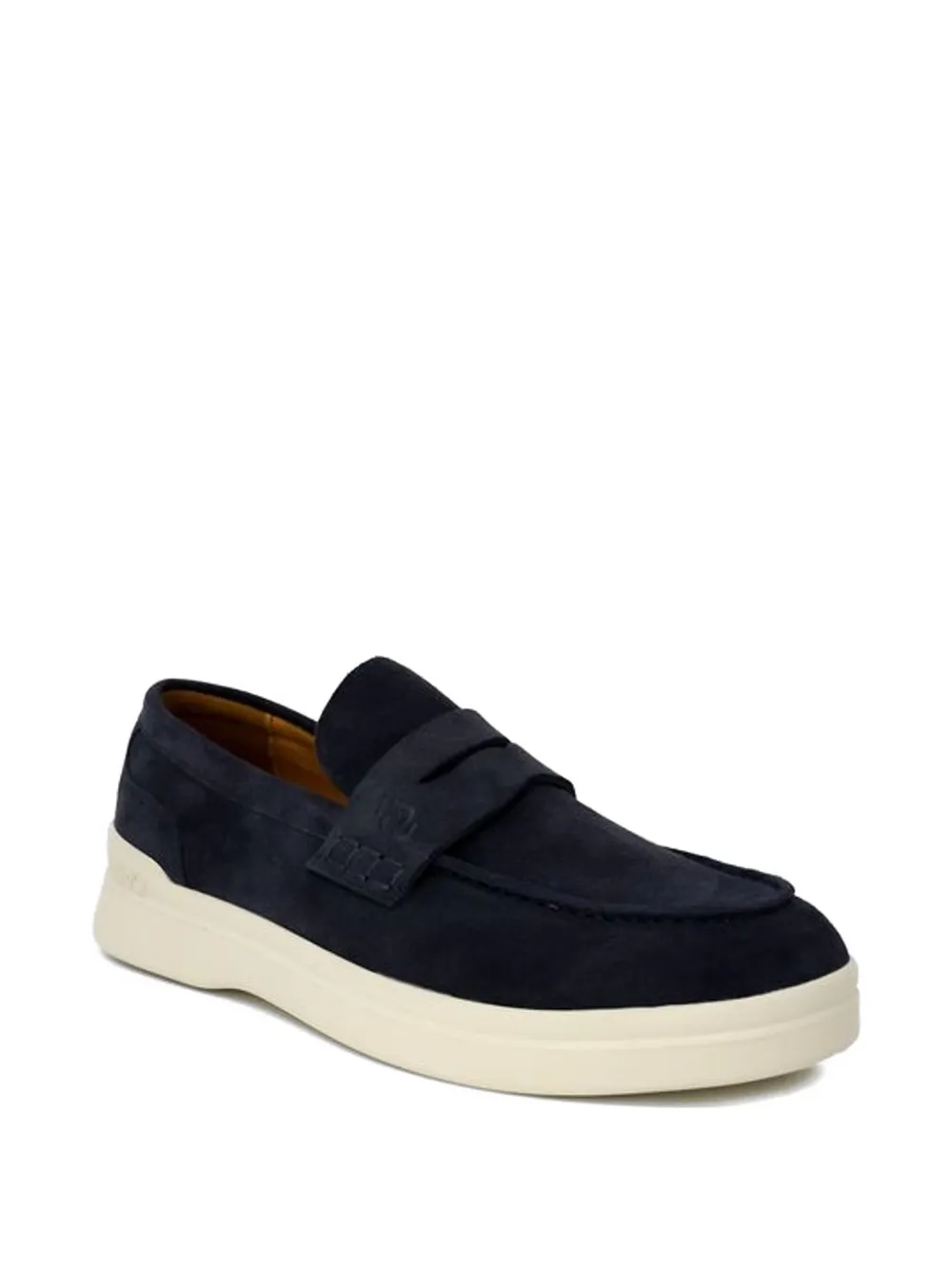 LIU JO suede penny loafers Blauw