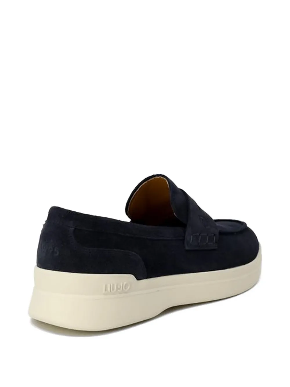LIU JO suede penny loafers Blauw