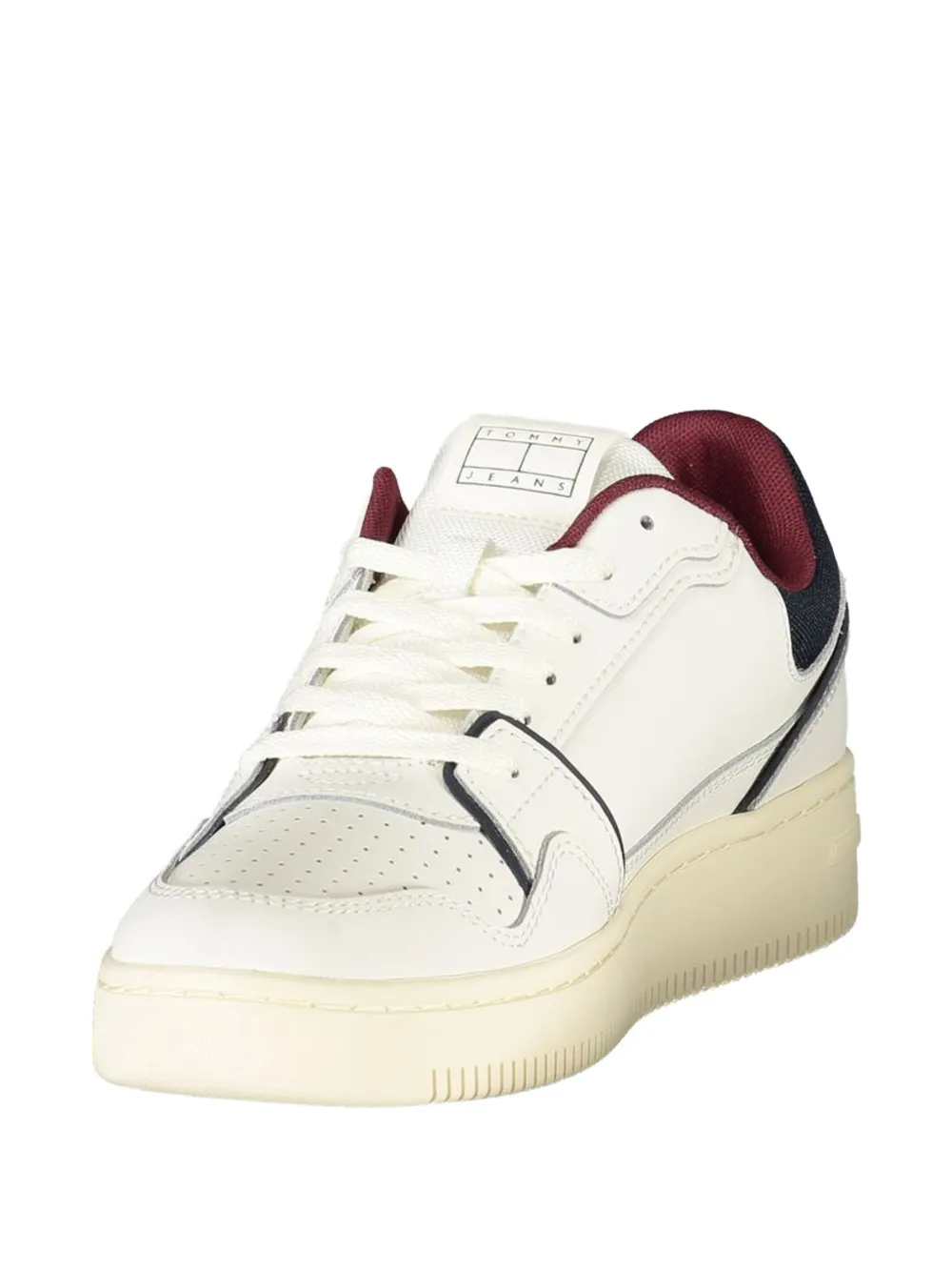 Tommy Hilfiger panelled perforated-detail sneakers Beige