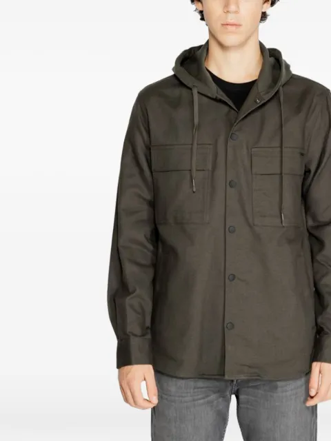 Antony Morato hooded patch-pocket shirt jacket