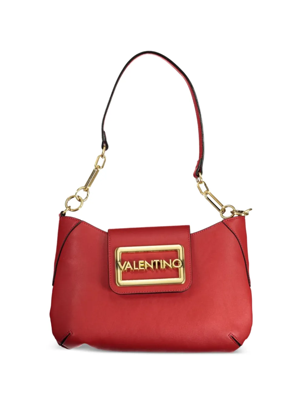 MARIO VALENTINO logo-plaque tote bag - Rosso