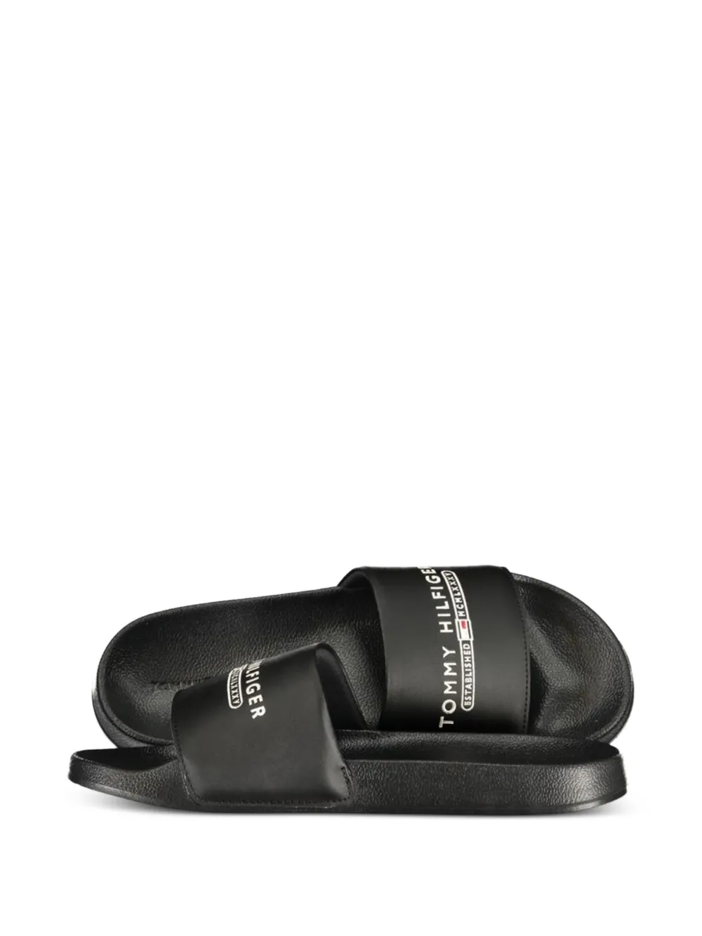Tommy Hilfiger logo-print sandals - Nero
