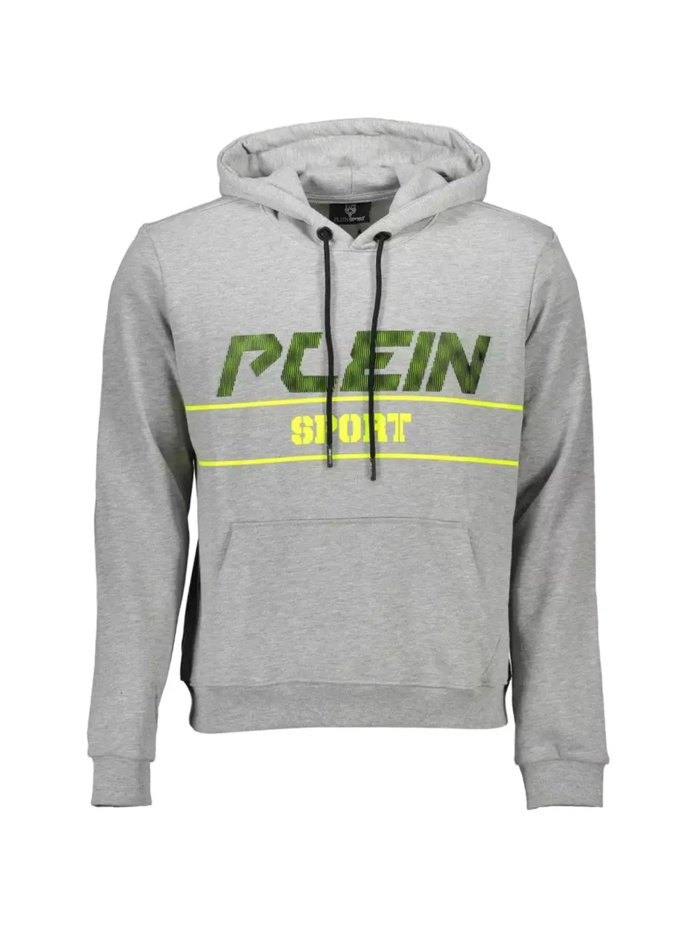 Plein Sport logo-print hoodie - Grigio