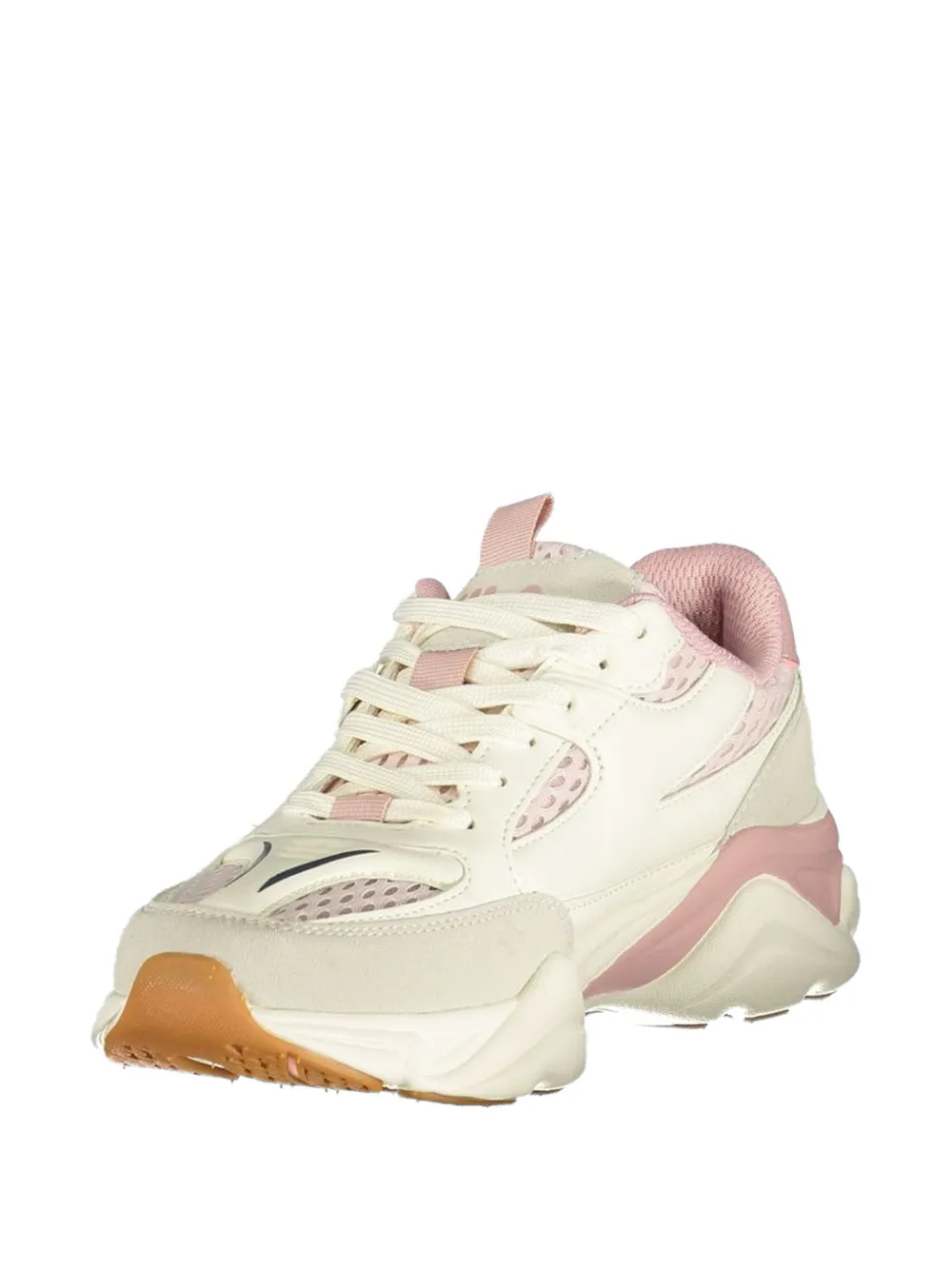 Fila White Polyester Athletic Sneakers In Neutral