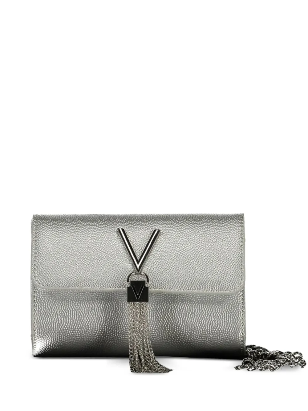 MARIO VALENTINO Divina tassel-detail tote bag - Silber